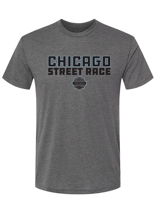 Chicago Street Race Track Outline T-Shirt