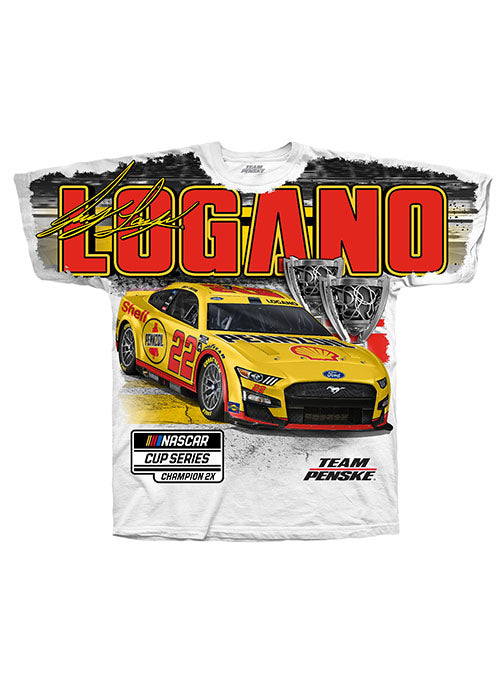 Joey Logano Columbia Long Sleeve NASCAR Champ PFG T-Shirt - Sale