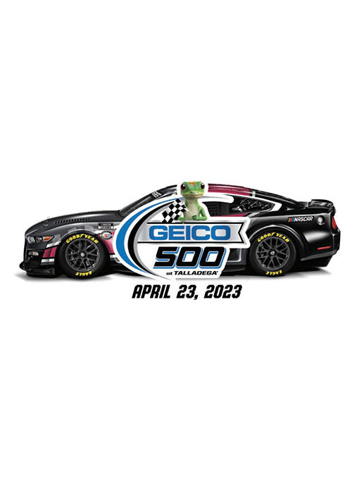 2023 Geico 500 Layered Hatpin - Front View