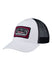 Darlington Raceway Mesh Back Hat in White - Left Side View