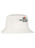 Toddler Daytona Bucket Hat in White - Right Side View