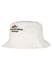 Toddler Daytona Bucket Hat in White - Left Side View