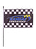 Kansas Checkered Stick Flag