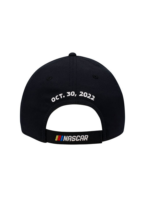 2022 Xfinity 500 Auction Hat #1 in Black and White - Back View