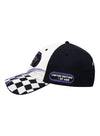 2022 Xfinity 500 Auction Hat #1 in Black and White - Left Side View