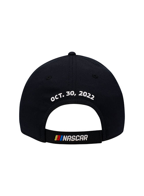 2022 Xfinity 500 Auction Hat #3 in Black and White - Back View